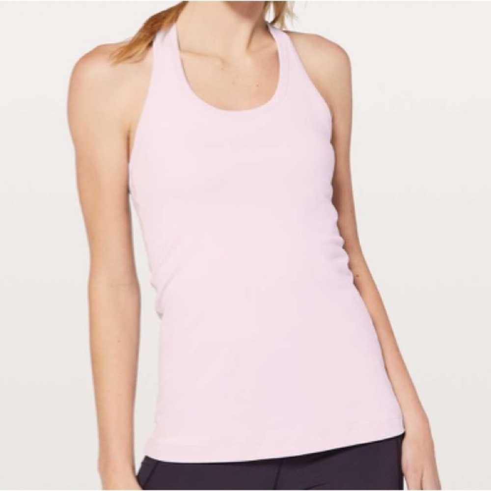 lululemon athletica Light Pink Racerback Tank Top